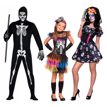 Dia de Los Muertos Kleding - Partywinkel