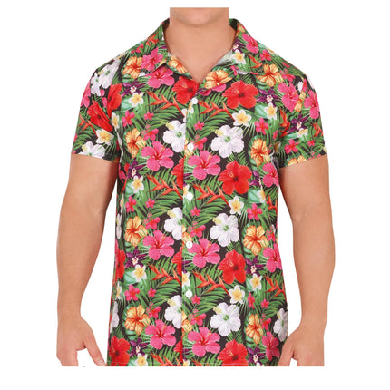 Hawaii Bluse Männer Blumen