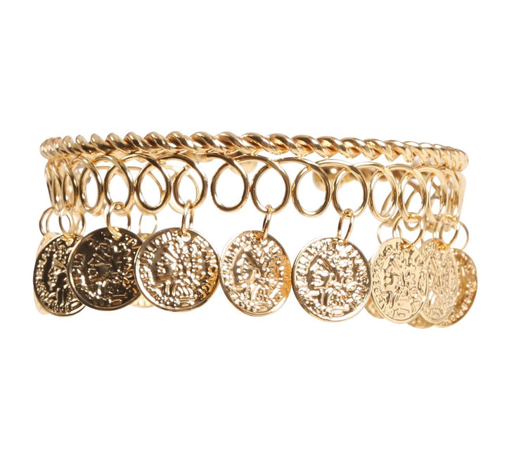 Münzarmband Aal 7,5cm