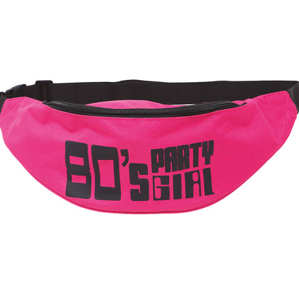 Rosa Hüfttasche 80'S Party Girl