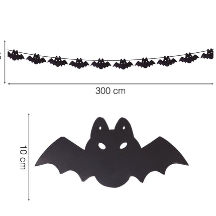 Halloween Girlande Fledermaus 3m