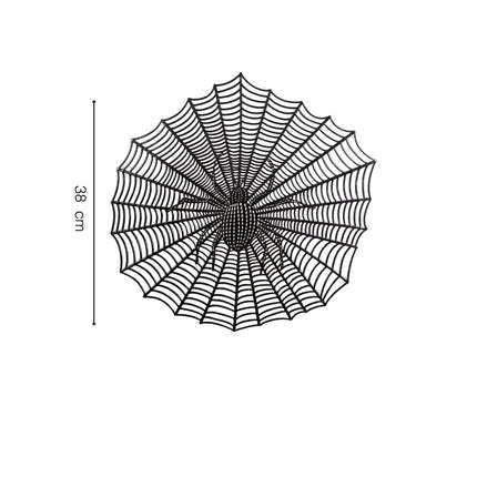 Halloween Tischsets Spinnennetz 38cm
