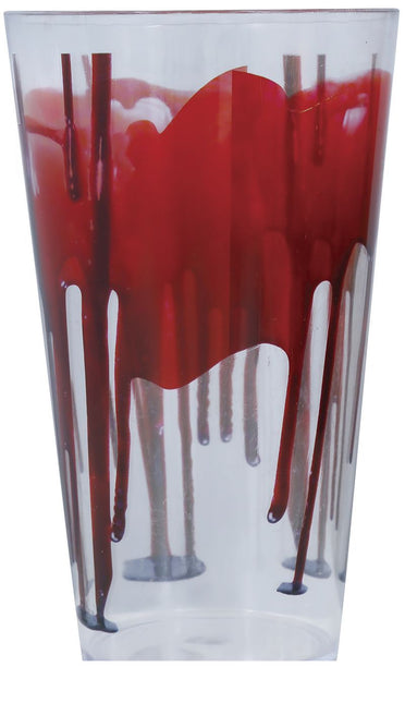 Halloween Glas mit Blut 15cm