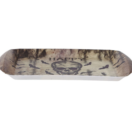 Halloween Totenkopf Tablett 39cm