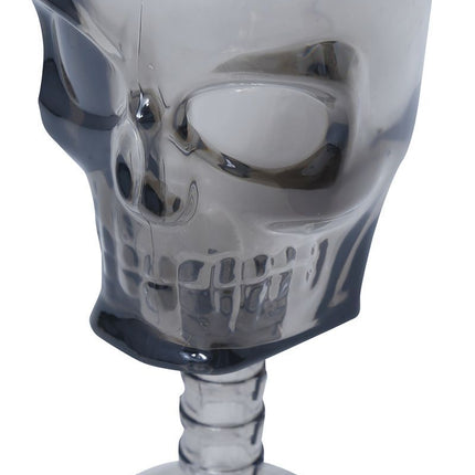 Halloween Totenkopf Glas 18cm
