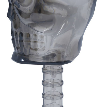 Halloween Totenkopf Glas 18cm