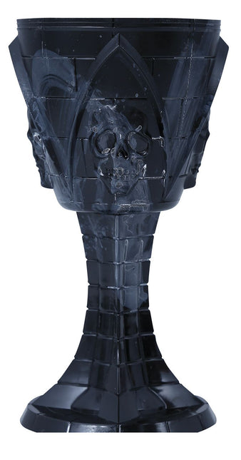 Halloween Glasschädel 19cm