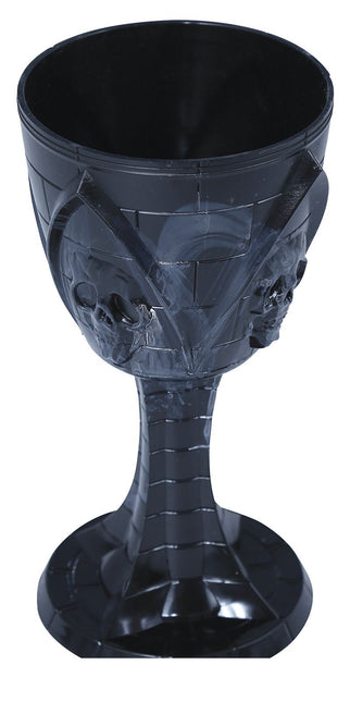 Halloween Glasschädel 19cm