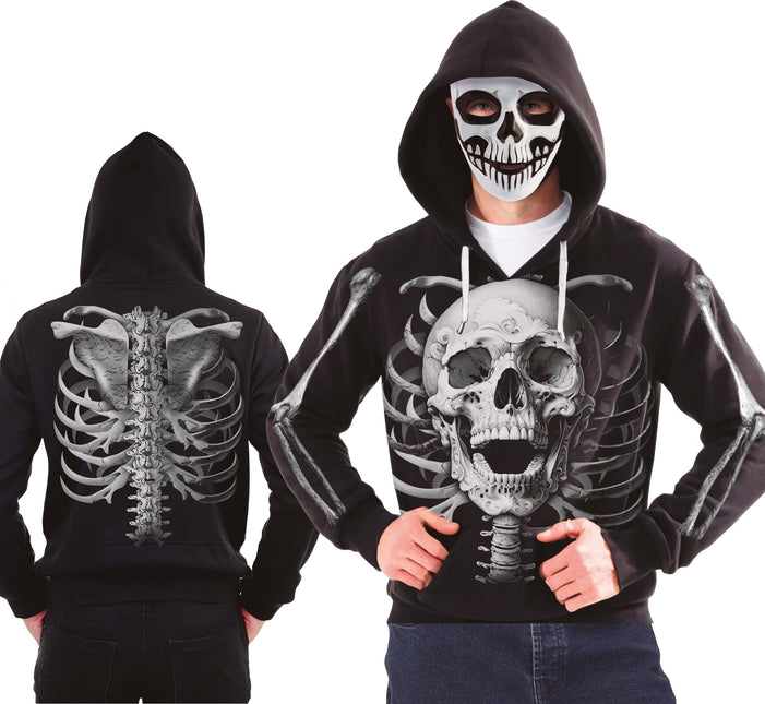 Halloween Pullover Skelett
