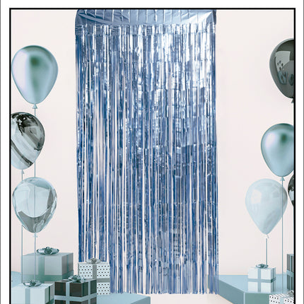 Blaue Türvorhangmatte 2m