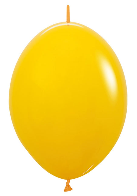 Gelbe Ballons für Ballongirlande 30cm 50Stk