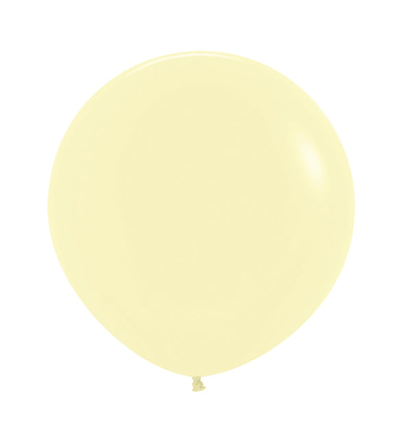 Hellgelbe Ballons 61cm 3Stück