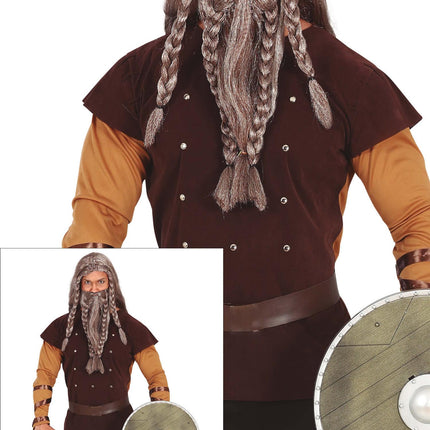 Wikinger Kostüm Männer Braun