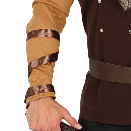 Wikinger Kostüm Männer Braun