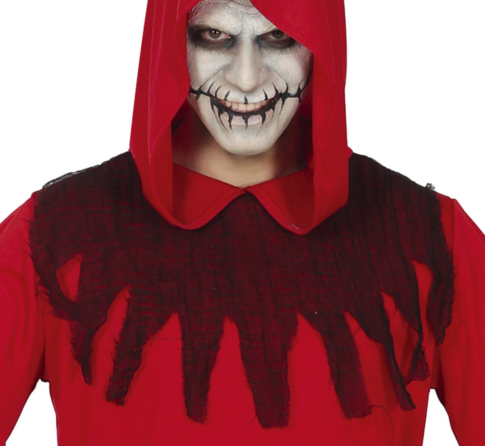 Halloween Kostüm Rot Herren Sensenmann