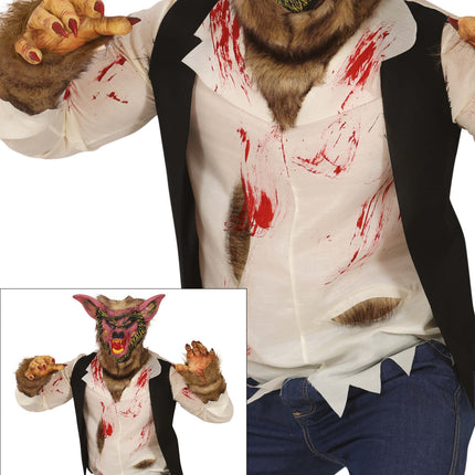 Halloween Kostüm Männer Werwolf