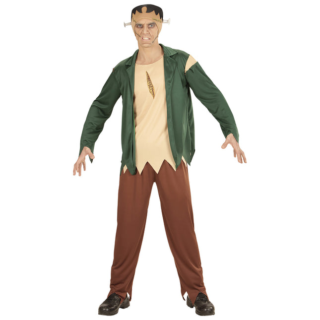 Halloween Kostüm Grüner Zombie für Männer