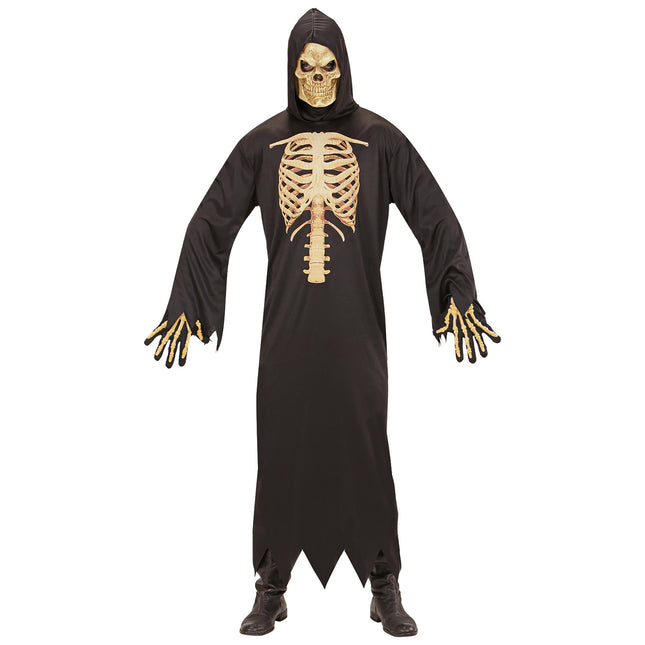 Halloween Kostüm Herren Skelett Sensenmann
