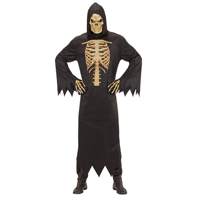 Halloween Kostüm Herren Skelett Sensenmann