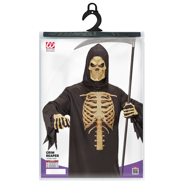 Halloween Kostüm Herren Skelett Sensenmann