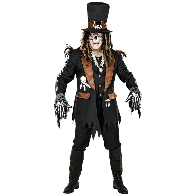 Halloween Kostüm Männer Voodoo 3-teilig