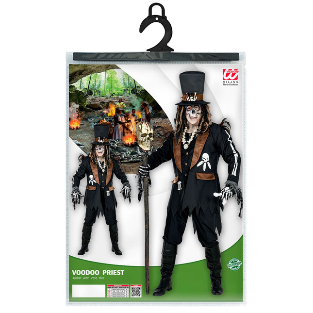 Halloween Kostüm Männer Voodoo 3-teilig