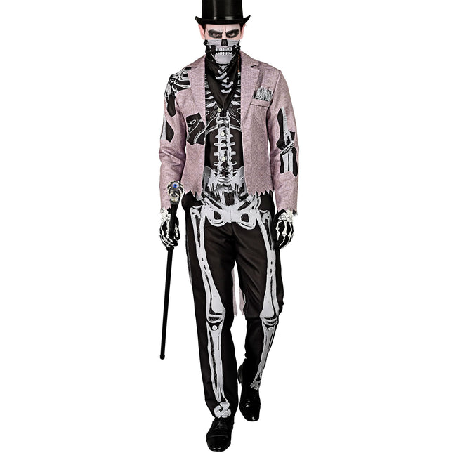 Halloween Kostüm Skelett Bräutigam für Männer