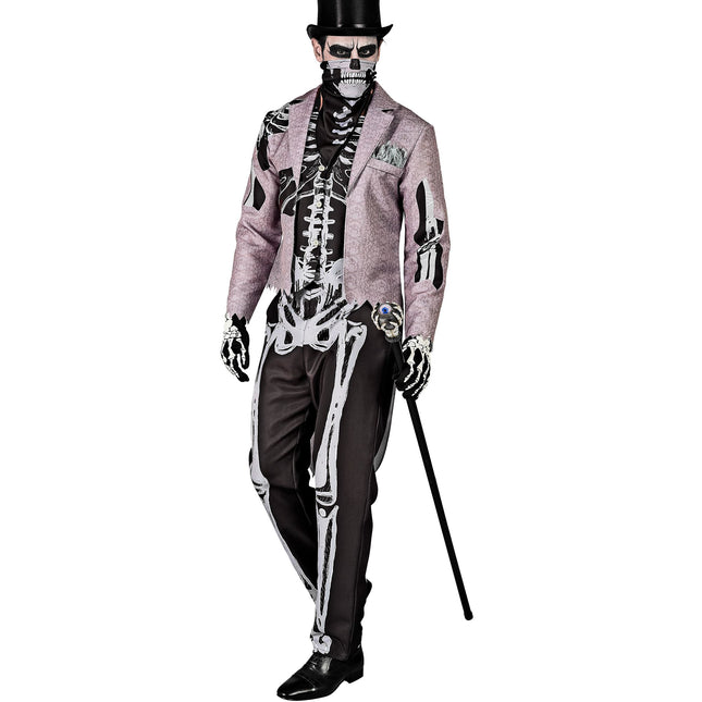 Halloween Kostüm Skelett Bräutigam für Männer