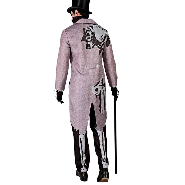 Halloween Kostüm Skelett Bräutigam für Männer