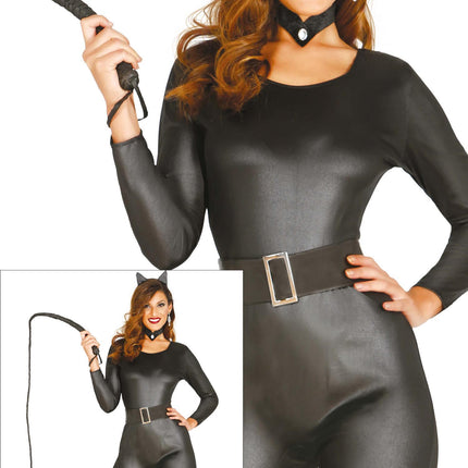 Katzenkostüm Damen schwarz