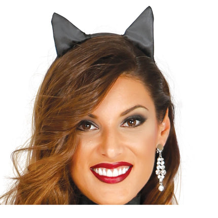 Katzenkostüm Damen schwarz