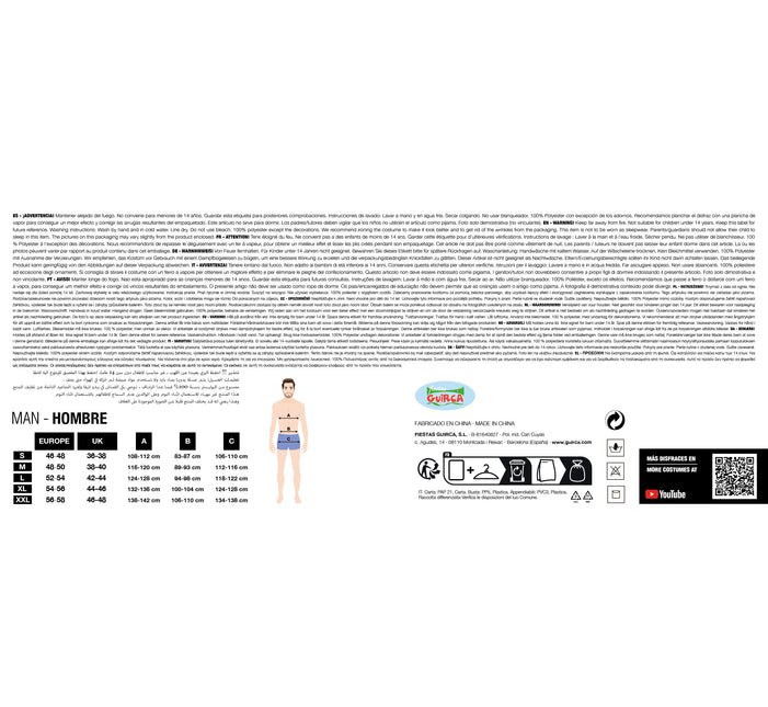 Piratenkostüm braun