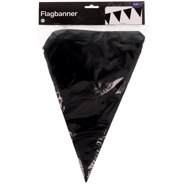 Schwarze Flaggenleine 10m
