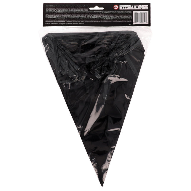 Schwarze Flaggenleine 10m