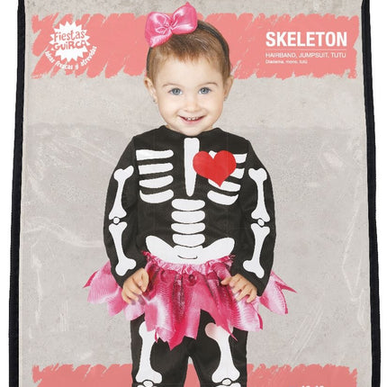 Skelett Halloween Kostüm Baby Tutu