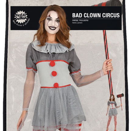 Killer Clown Halloween Kostüm Damen