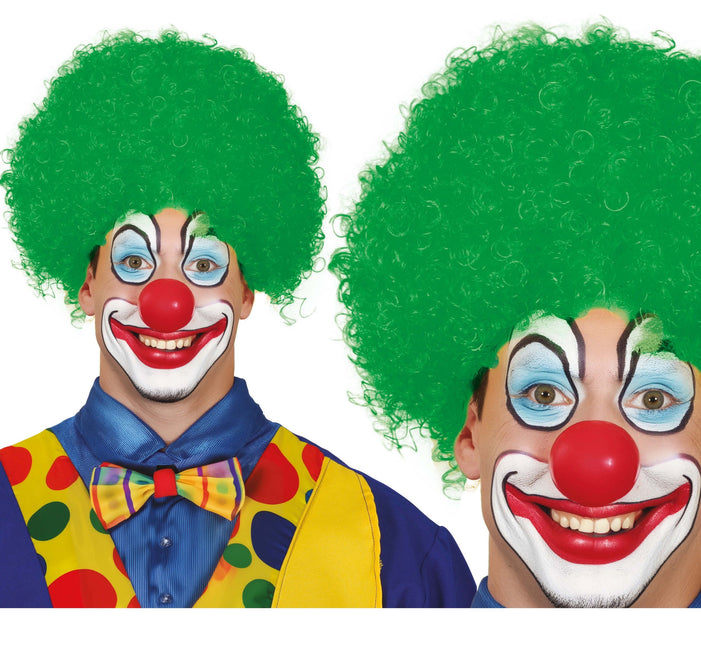 Grüne Perücke Locken