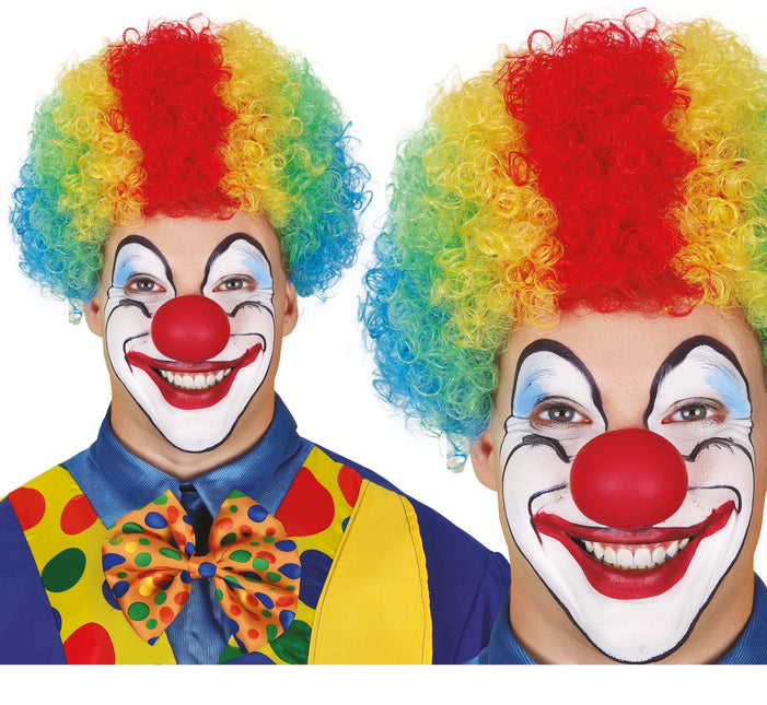 Mehrfarbige Perücke Locken