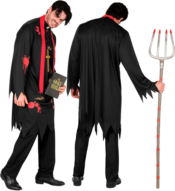 Halloween Kostüm Männer Zombie Priester