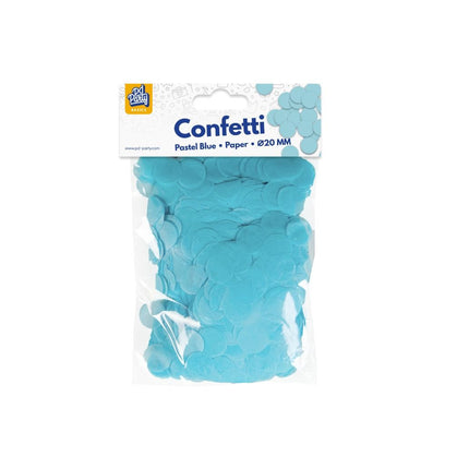 Blauwe Confetti Pastel 50gr van Paper Dreams koop je bij Partywinkel