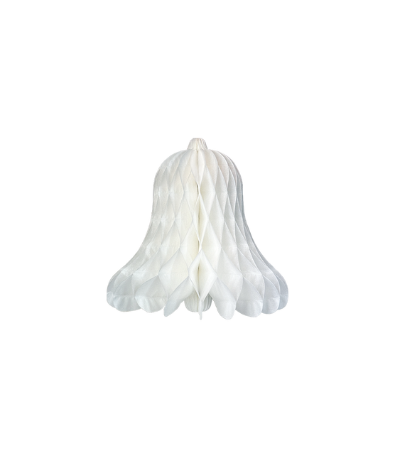 Weihnachtsglocke 30 cm - Weiß
