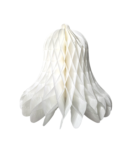 Weihnachtsglocke 50 cm - Weiß
