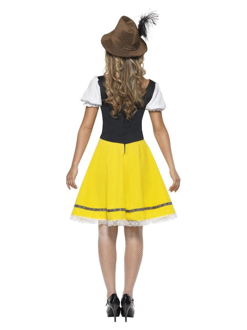 Dirndl Jurk Oktoberfest Geel van Smiffys koop je bij Partywinkel
