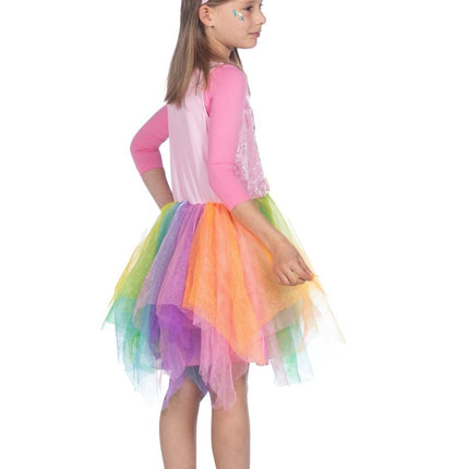 Unicorn Jurk Meisje 2 delig van Wilbers & Wilbers koop je bij Partywinkel