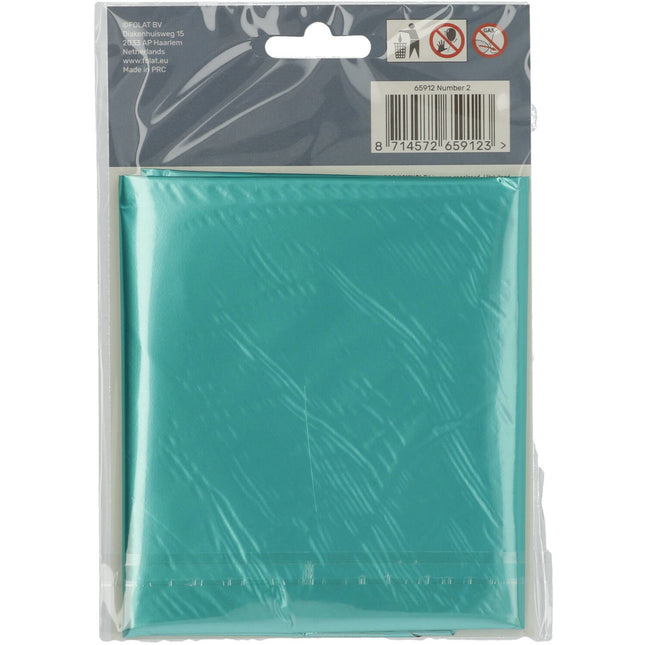 Folienballon Figur 2 Matt Grün XL 86cm leer