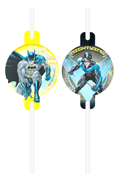Batman Strohhalme 4 Stk