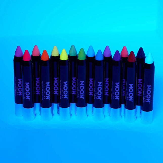 Moon Glow Intense Neon UV Body Crayons Weiß 3.2g