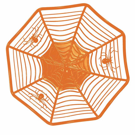 Orange Halloween Schale Spinne 28cm