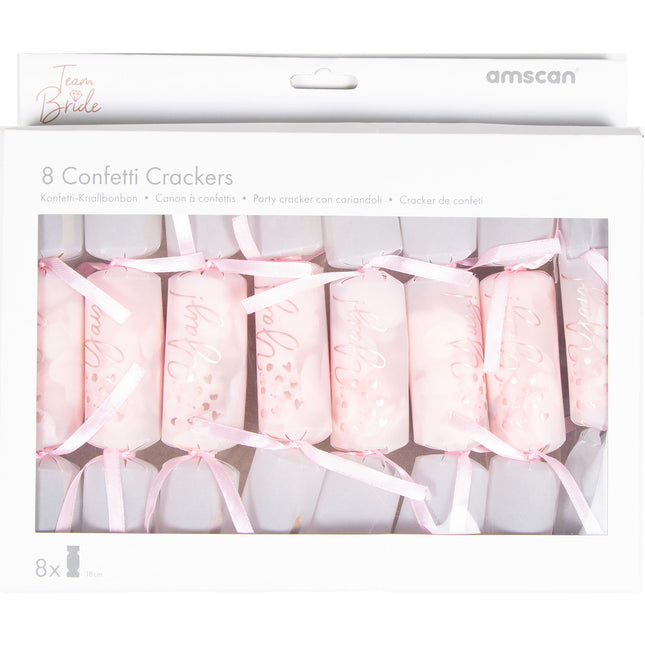 Konfettikanone Bride To Be 18cm 8 Stk