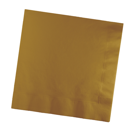 Goldene Servietten 3-lagig 41cm 25Stk